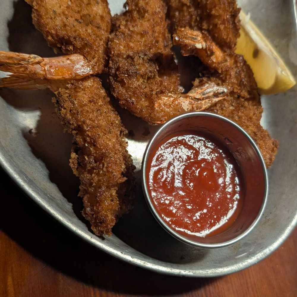 Cattlemens - This was their add-on shrimp for $12.99, you only got five shrimp and they were a little overcooked. - Steakhouses Near Me - Roseville, California