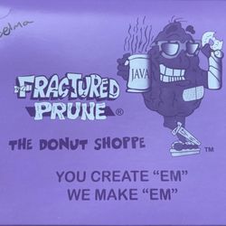 Fractured Prune - Donut box