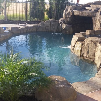Majestic Pool Construction - Close up of pool - Pool & Hot Tub Service Near Me - Temecula, California