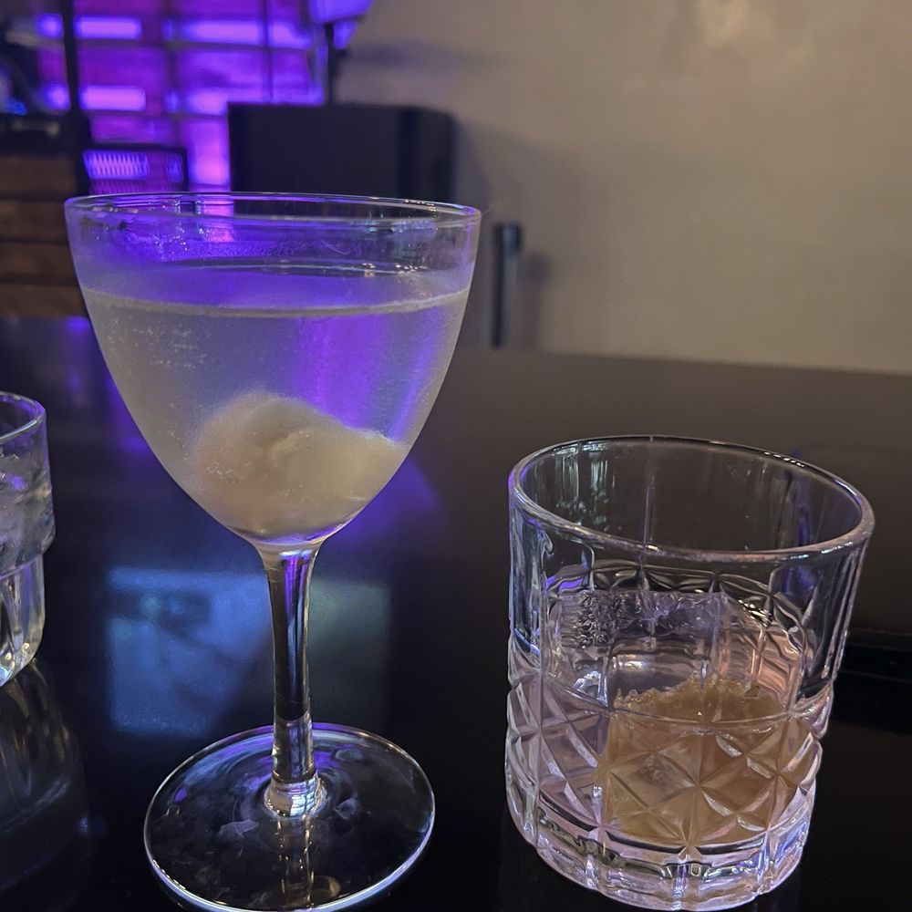 Nomikai - Lychee Martini (left) and Ube Rum Milk Punch (right) - Cocktail Bars Near Me - San Jose, California Nomikai - Lychee Martini (left) and Ube Rum Milk Punch (right) - Cocktail Bars Near Me - San Jose, California