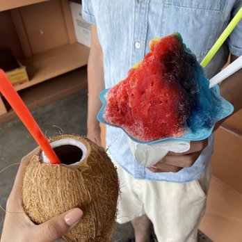 Coconut Joe - Fresh coconut and shaved ice - Fruits & Veggies Near Me - Hauula, Hawaii Coconut Joe - Fresh coconut and shaved ice - Fruits & Veggies Near Me - Hauula, Hawaii