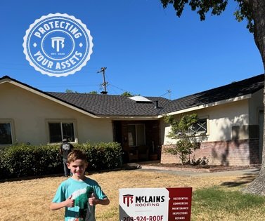 Slide of McLain's Roofing