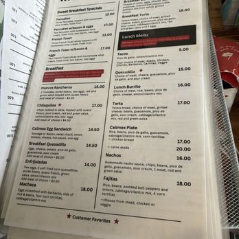 Provecho Calimex - Menu (Aug 2026) - Mexican Near Me - Los Angeles, California