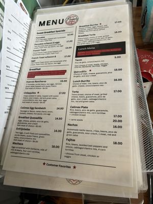 Menu photo 2 Provecho Calimex Los Angeles, CA