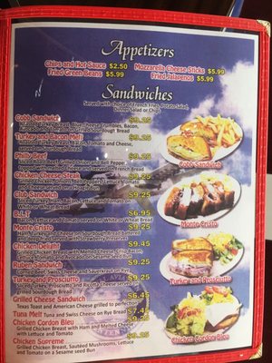 Menu photo 8 English Field House Restaurant Amarillo, TX