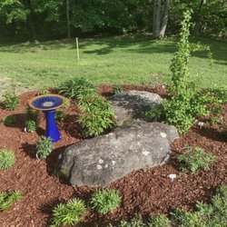 Woody's Landscaping - Garden and mulch bed from last year and redone this year