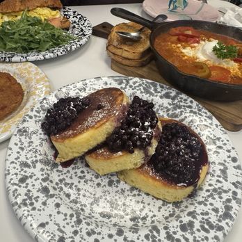 Cafe Weekend - Blueberry Pancakes - Breakfast & Brunch Near Me - Allston, Massachusetts