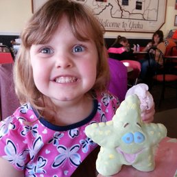 Ice cream after all that painting!