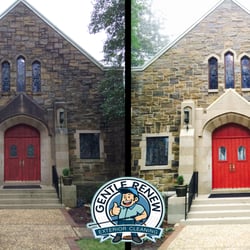 Gentle Renew Exterior Cleaning - Church pressure washing southern pines