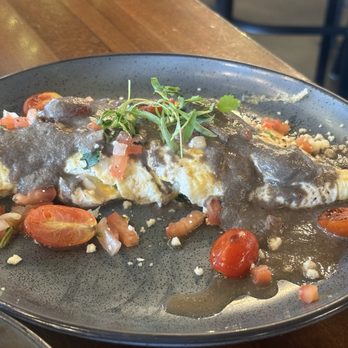Mucho Gusto - Mushroom and spinach omelette - Mexican Near Me - Towson, Maryland Mucho Gusto - Mushroom and spinach omelette - Mexican Near Me - Towson, Maryland