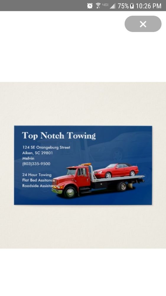 TOP NOTCH TOWING Updated September 2024 124 SE Orangeburg St, Aiken