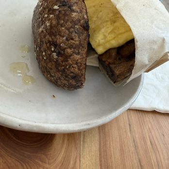Sunday Bagels - Blueberry Lemon with Egg & bacon - Bagels Near Me - Albuquerque, New Mexico