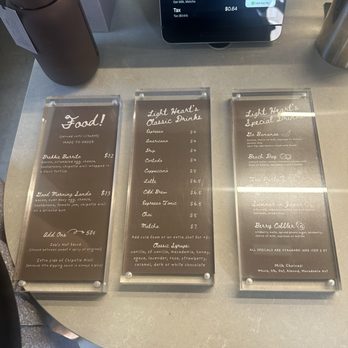 Light Heart Coffee - The menu - Coffee & Tea Near Me - Scottsdale, Arizona