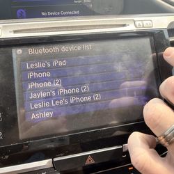 CAR FIX Oak Ridge North - Used radio, had multiple phones link. Had to delete to add my phone.