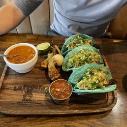 La Fogata Mexican Restaurant - Blue steak tacos