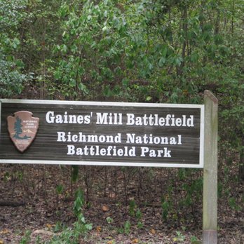 Gaines' Mill Battlefield - Entrance - Hiking Near Me - Mechanicsville, Virginia
