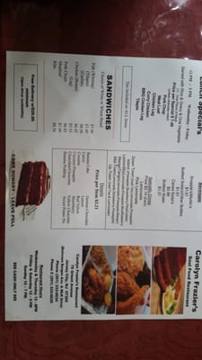 Menu photo 1 Carolyn's Kitchen Jersey City, NJ Menu photo 1 Carolyn's Kitchen Jersey City, NJ