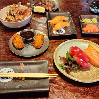 Tori Beer - Happy hour spread - Izakaya Near Me - San Francisco, California Tori Beer - Happy hour spread - Izakaya Near Me - San Francisco, California