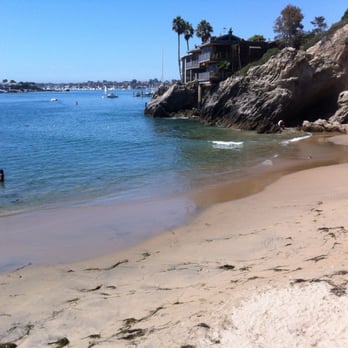 Pirate's Cove Beach - So pretty & the gentle waves are perfect :) - Beaches Near Me - Newport Beach, California
