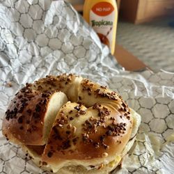 Hot Bagels & More - Atlantic City - Bacon Egg and Cheese Sandwich