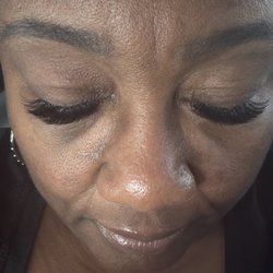 My lash extensions at Lashes by Ann (West Loop Location). My Professional Lash Technician is "Emily."