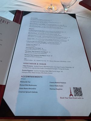 Menu photo 2 Eiffel Tower Restaurant Las Vegas, NV Menu photo 2 Eiffel Tower Restaurant Las Vegas, NV