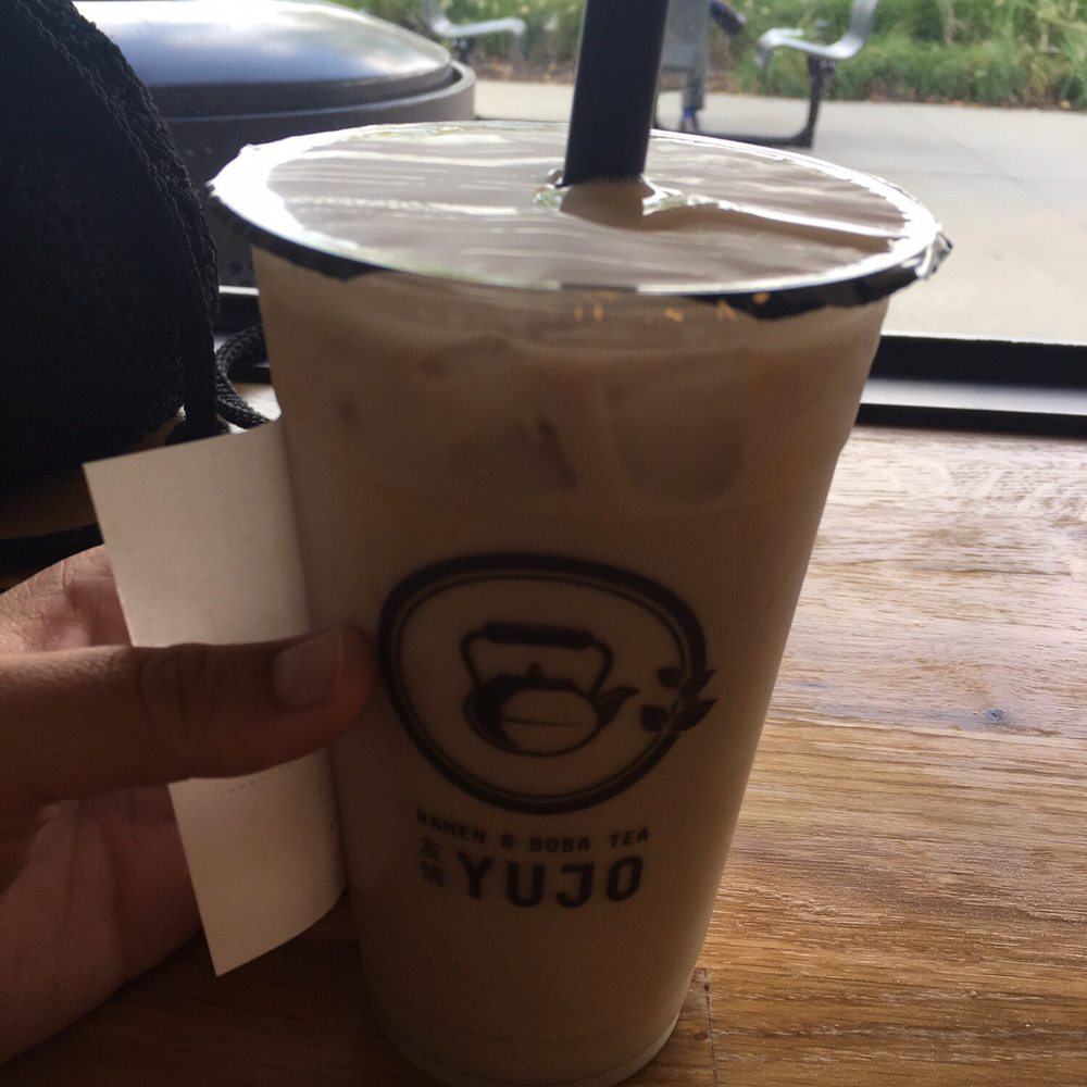 Yujo - Regular size oolong tea with egg pudding at 75% sweetness - Ramen Near Me - Indianapolis, Indiana Yujo - Regular size oolong tea with egg pudding at 75% sweetness - Ramen Near Me - Indianapolis, Indiana
