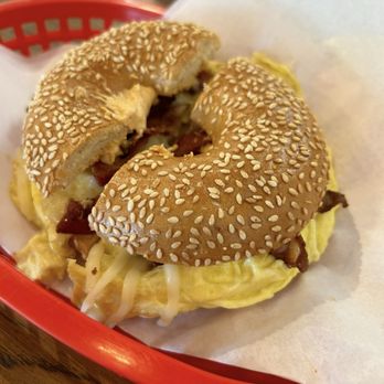 Zocalo - Bagel sandwich , don't remember the name - Mexican Near Me - Isla Vista, California