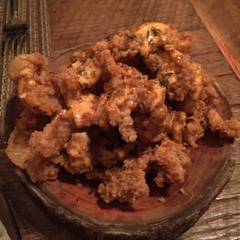 Husk - Crispy Chicken Skins, White BBQ Sauce, Thyme - Southern Near Me - Nashville, Tennessee Husk - Crispy Chicken Skins, White BBQ Sauce, Thyme - Southern Near Me - Nashville, Tennessee