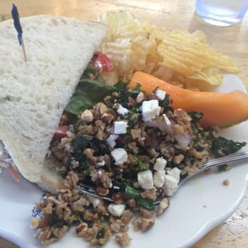 Once Upon A Thyme - Had an amazing tuna salad sandwich and the best farro apricot kale feta almond salad I have ever had! Yum! - Cafes Near Me - Chehalis, Washington Once Upon A Thyme - Had an amazing tuna salad sandwich and the best farro apricot kale feta almond salad I have ever had! Yum! - Cafes Near Me - Chehalis, Washington
