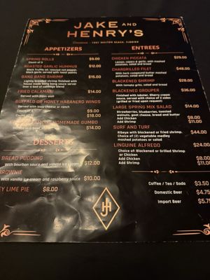 Menu photo 6 Jake & Henry's Fort Walton Beach, FL Menu photo 6 Jake & Henry's Fort Walton Beach, FL