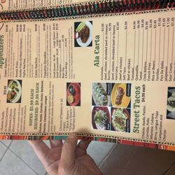 La cabana - Menu