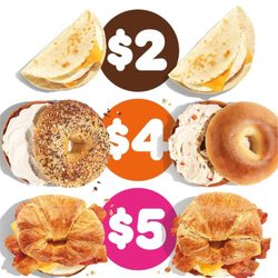 Dunkin' - this is literally the promotion.