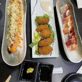 Yoshi Sushi - Mango crunch, fry oysters, hello California - Japanese Near Me - Milpitas, California