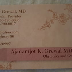 Ajanamjot Grewal, MD - Business Card