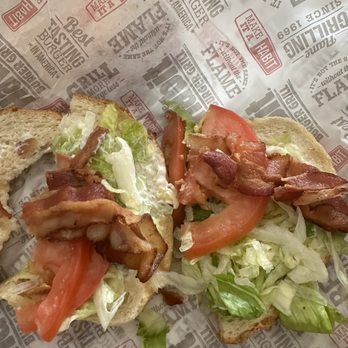 Habit Burger & Grill - BLT with a tiny portion of bacon. - Salad Near Me - Rolling Hills, California Habit Burger & Grill - BLT with a tiny portion of bacon. - Salad Near Me - Rolling Hills, California