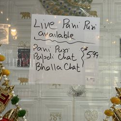 Nu Delhi Bazaar - Live Pani Pori for $5.99