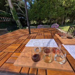 My husbands and I 6 wine tasting