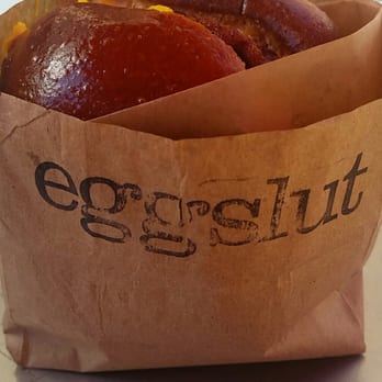 Eggslut - Fairfax with added bacon and avocado - Breakfast & Brunch Near Me - Los Angeles, California Eggslut - Fairfax with added bacon and avocado - Breakfast & Brunch Near Me - Los Angeles, California