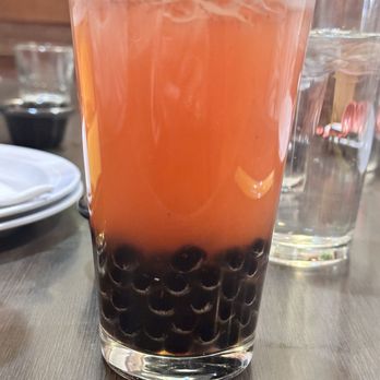 Reren Lamen & Bar - Strawberry boba - Ramen Near Me - Washington, DC, District of Columbia