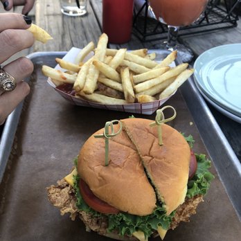 FM Kitchen & Bar - Fried chicken sandwich - Bars Near Me - Houston, Texas FM Kitchen & Bar - Fried chicken sandwich - Bars Near Me - Houston, Texas