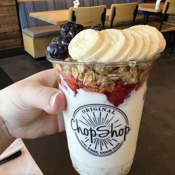 Original ChopShop - PBJ Greek Yogurt VEG - New American Near Me - Tempe, Arizona