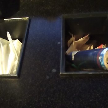 Starbucks - Dirty trash cans and bins. It got fuller, as we were leaving. - Coffee & Tea Near Me - Sherman Oaks, California Starbucks - Dirty trash cans and bins. It got fuller, as we were leaving. - Coffee & Tea Near Me - Sherman Oaks, California