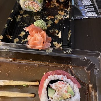 Sushi Mania - a tray of sushi and chopsticks - Japanese Near Me - Alpharetta, Georgia Sushi Mania - a tray of sushi and chopsticks - Japanese Near Me - Alpharetta, Georgia