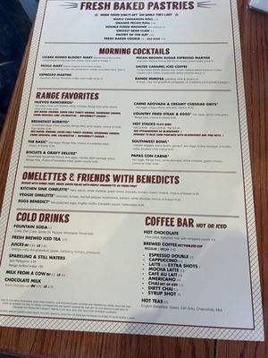 Menu photo 8 The Range Cafe Albuquerque, NM