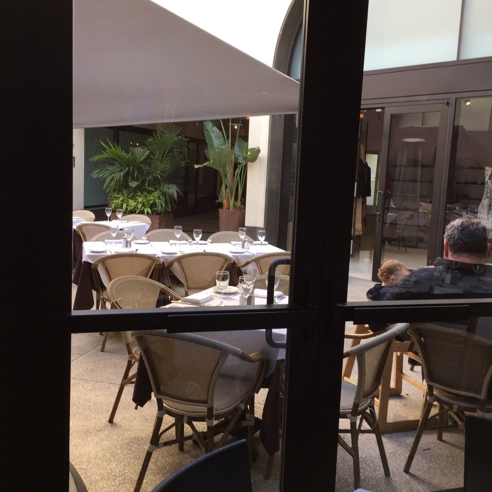 Private courtyard in the Beverly Hills sun.