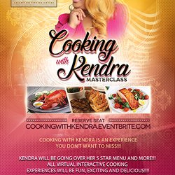 Rsvp for fun online cooking classes or in person!  Cookingwithkendra.eventbrite.com