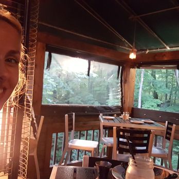 Log Cabin Inn - The patio seating was very cool. - American Near Me - Harmony, Pennsylvania
