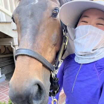 Kenilworth Stables - Me with Ellie, my favorite lesson horse - Horseback Riding Near Me - Oakland, California Kenilworth Stables - Me with Ellie, my favorite lesson horse - Horseback Riding Near Me - Oakland, California