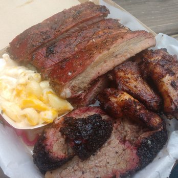 City Limits Barbeque - 3 meats - Ribs, smoked chicken wings, brisket and gouda macaroni and cheese - Barbeque Near Me - West Columbia, South Carolina City Limits Barbeque - 3 meats - Ribs, smoked chicken wings, brisket and gouda macaroni and cheese - Barbeque Near Me - West Columbia, South Carolina